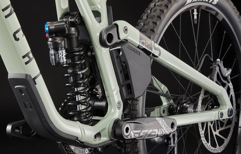Commencal Supreme DH V5 Essential Heritage Green Downhill Bike Detail Image 2