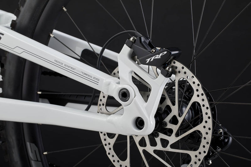 Commencal FRS Essential Pure White 2025 Freeride Downhill Bike Detail Image 2