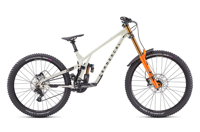 Load image into Gallery viewer, Commencal Supreme DH V5 Signature Clear Silver Downhill Bike