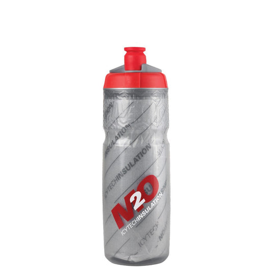 M2O Pilot Insulated Water Bottle - 620ml - Smoke/Red - Unisex