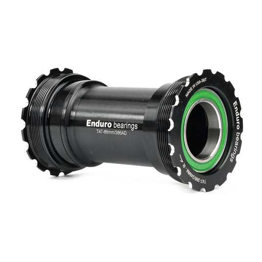 Enduro T47 Internal Stainless Steel Angular Contact Bottom Bracket for 24mm Cranksets
