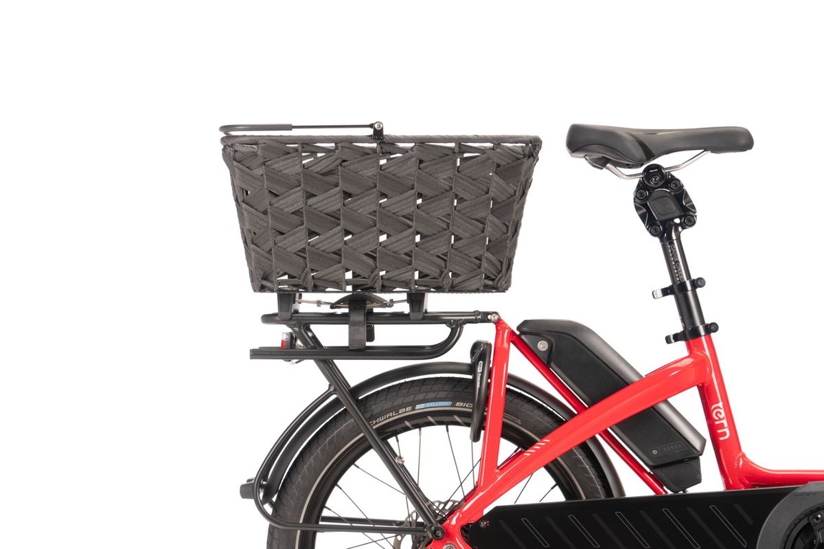 Tern Market Brown Wicker Basket – Stylish Bike Accessory – Biker's