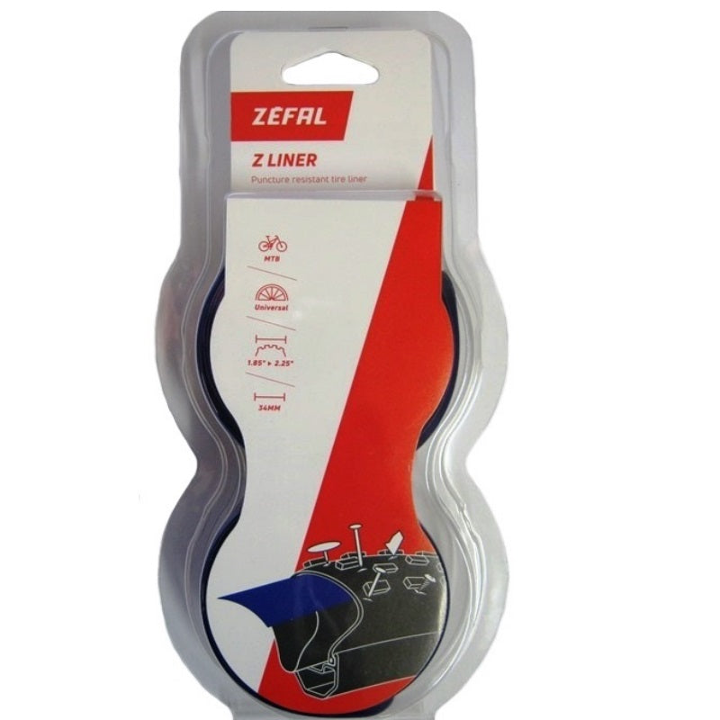 Load image into Gallery viewer, Zefal Z Liner MTB 34mm Blue - Packaging
