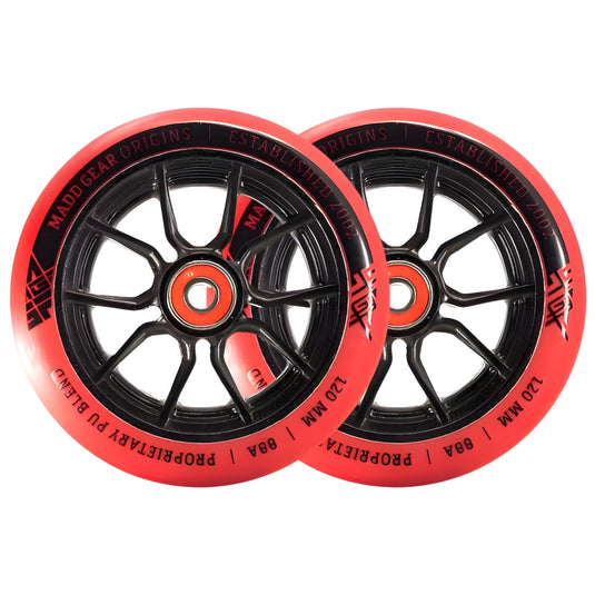 MADD Gear 120mm Syndicate AR Wheels - Red/Black