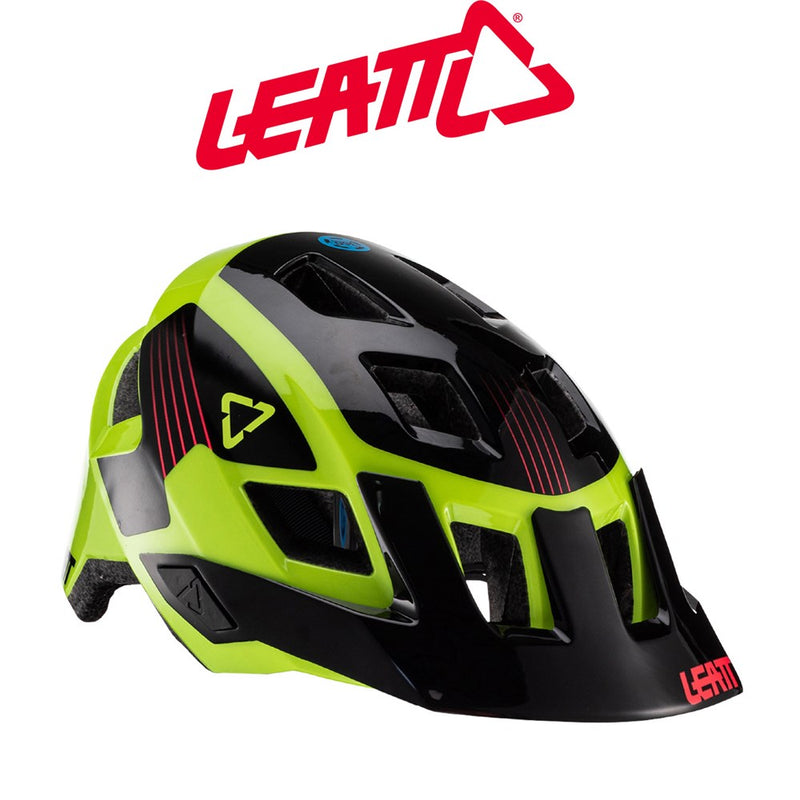Load image into Gallery viewer, Leatt MTB All Mtn 1.0 Helmet Lime - Junior X-Small 50-54cm
