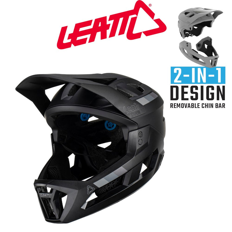 Load image into Gallery viewer, Leatt MTB Enduro 2.0 Helmet V23 Stealth - Small 51-55cm
