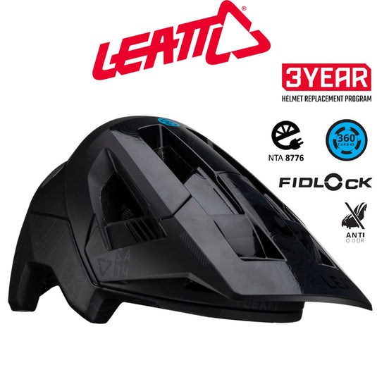 Leatt MTB AllMtn 4.0 Stealth Helmet - 51-55cm Small
