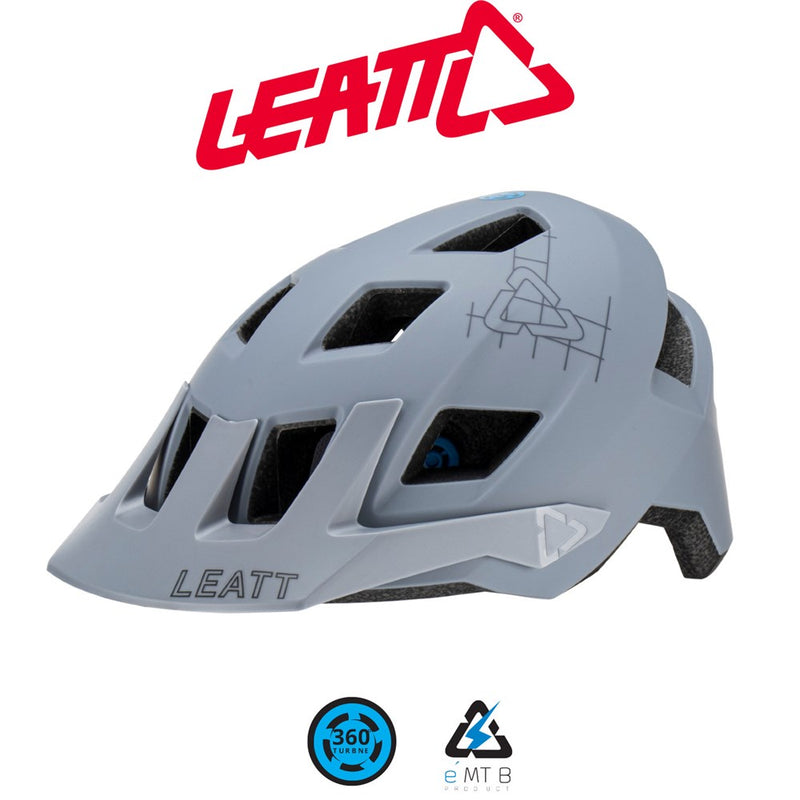Load image into Gallery viewer, Leatt MTB All MTN 1.0 V23 Helmet - Titanium - 55-59cm
