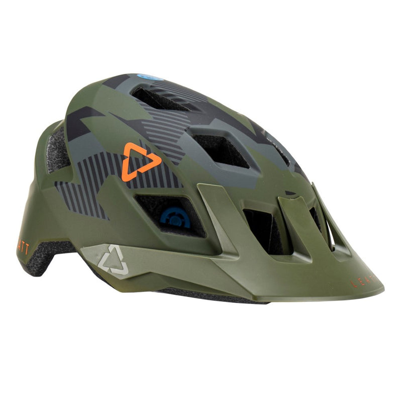 Load image into Gallery viewer, Leatt MTB All Mtn 1.0 V23 Camo Helmet - Junior X-Small 50-54cm
