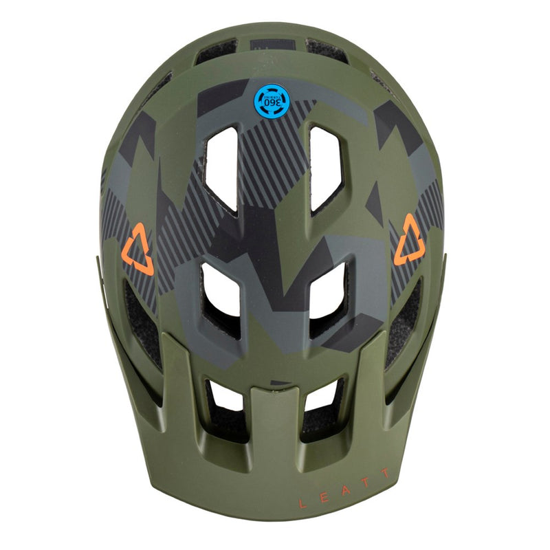 Load image into Gallery viewer, Leatt MTB All Mtn 1.0 V23 Camo Helmet - Junior X-Small 50-54cm
