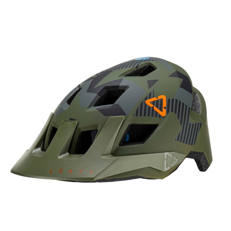 Load image into Gallery viewer, Leatt MTB All Mtn 1.0 V23 Camo Helmet - Junior X-Small 50-54cm
