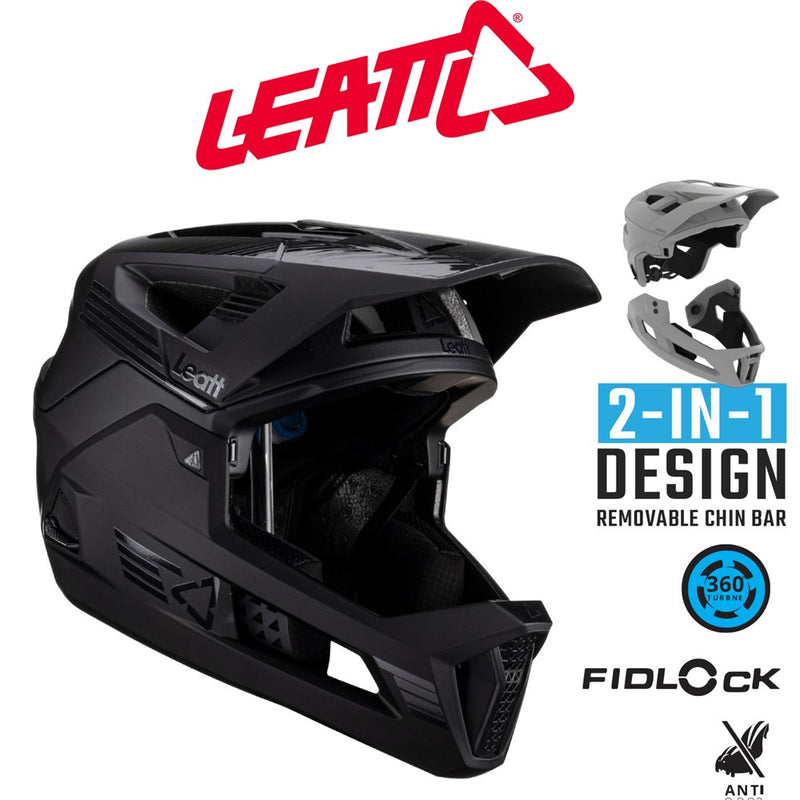 Load image into Gallery viewer, Leatt MTB Enduro 4.0 Stealth Helmet - 55-59cm
