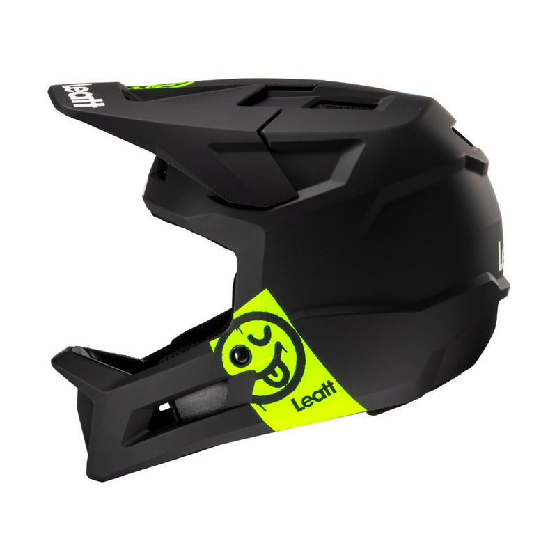 Load image into Gallery viewer, Leatt Gravity 1.0 Full Face Helmet - Junior Black - 51-52cm XX-Small
