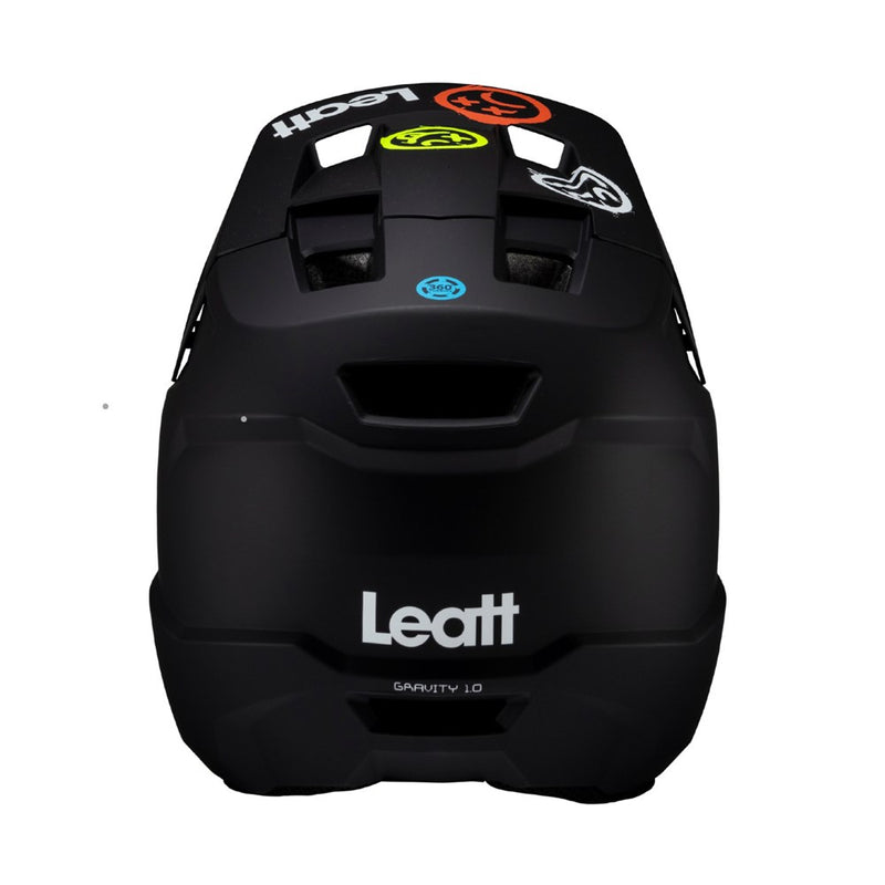 Load image into Gallery viewer, Leatt Gravity 1.0 Full Face Helmet - Junior Black - 51-52cm XX-Small
