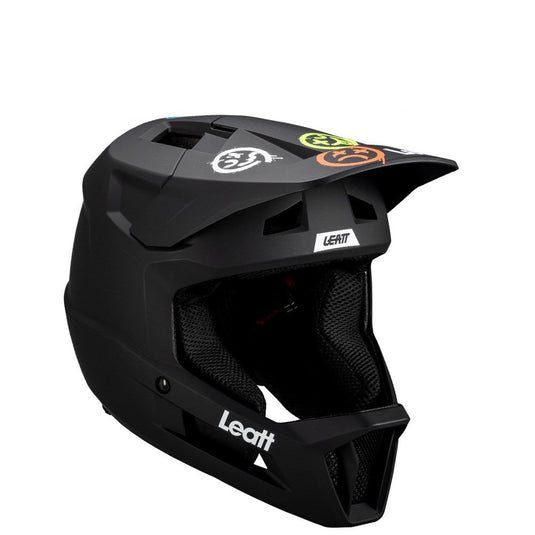 Leatt Gravity 1.0 Full Face Helmet - Junior Black - 51-52cm XX-Small