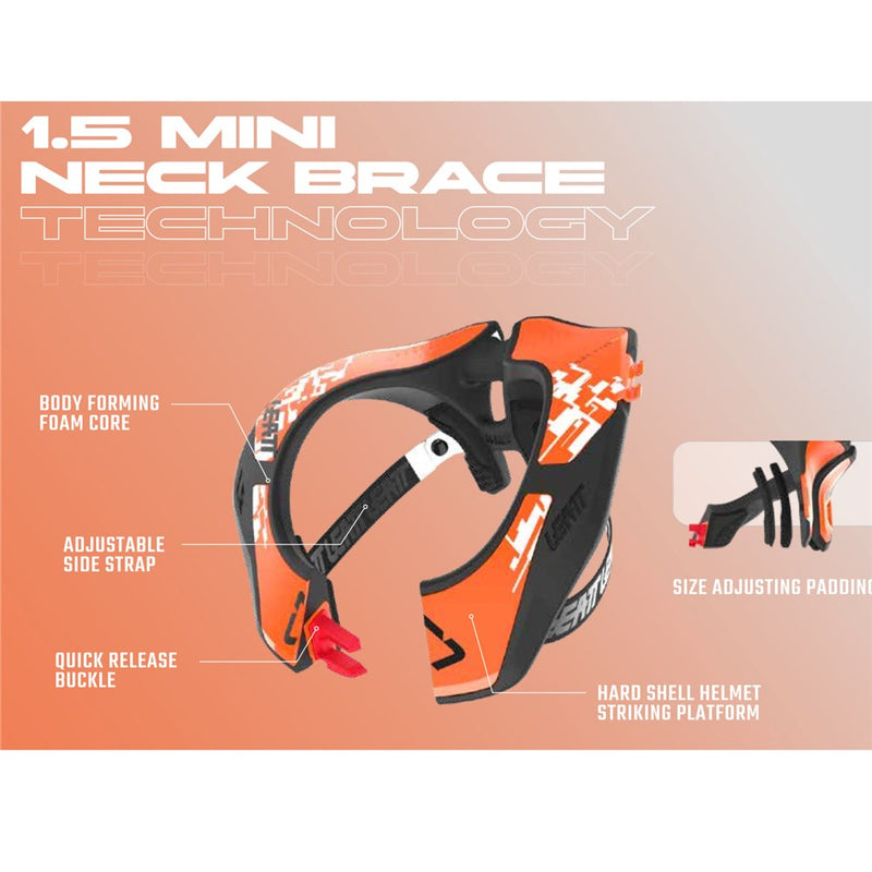 Load image into Gallery viewer, Leatt Neck Brace 1.5 Mini - Black - Youth
