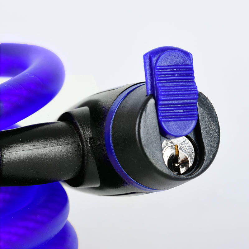 Load image into Gallery viewer, Oxford 12mm Cable Key Lock Blue - Lock
