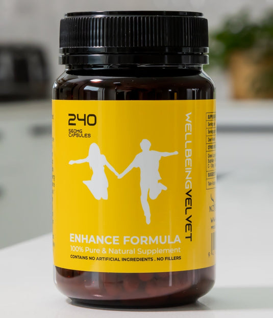 NZVel Enhance Formula Deer Velvet - 240 Capsules