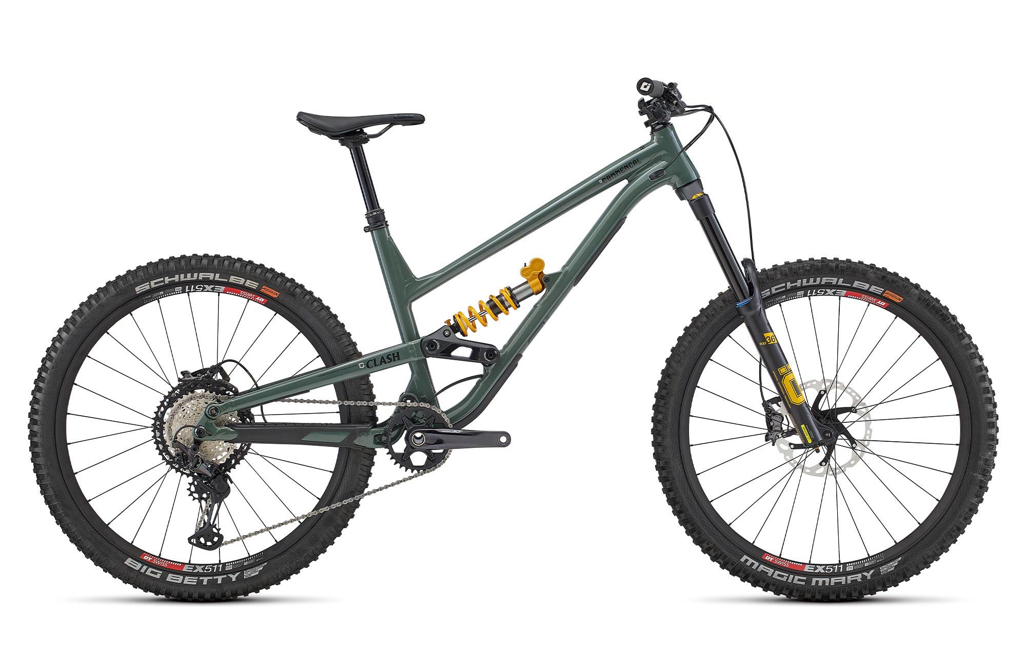 Commencal Clash Öhlins Edition in Keswick Green Enduro Bike