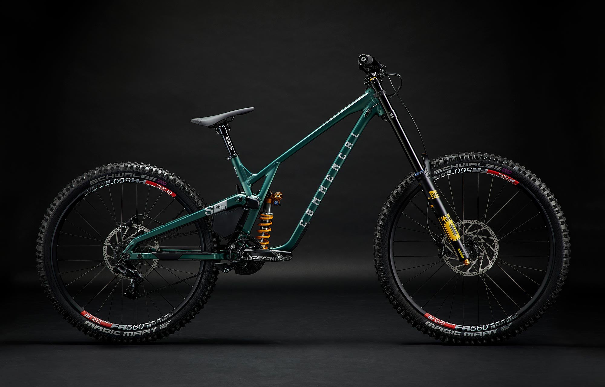 Commencal Supreme DH V5 Öhlins Edition Metallic Green Downhill Bike