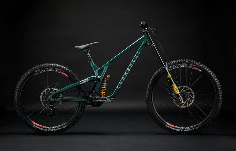 Load image into Gallery viewer, Commencal Supreme DH V5 Öhlins Edition Metallic Green Downhill Bike
