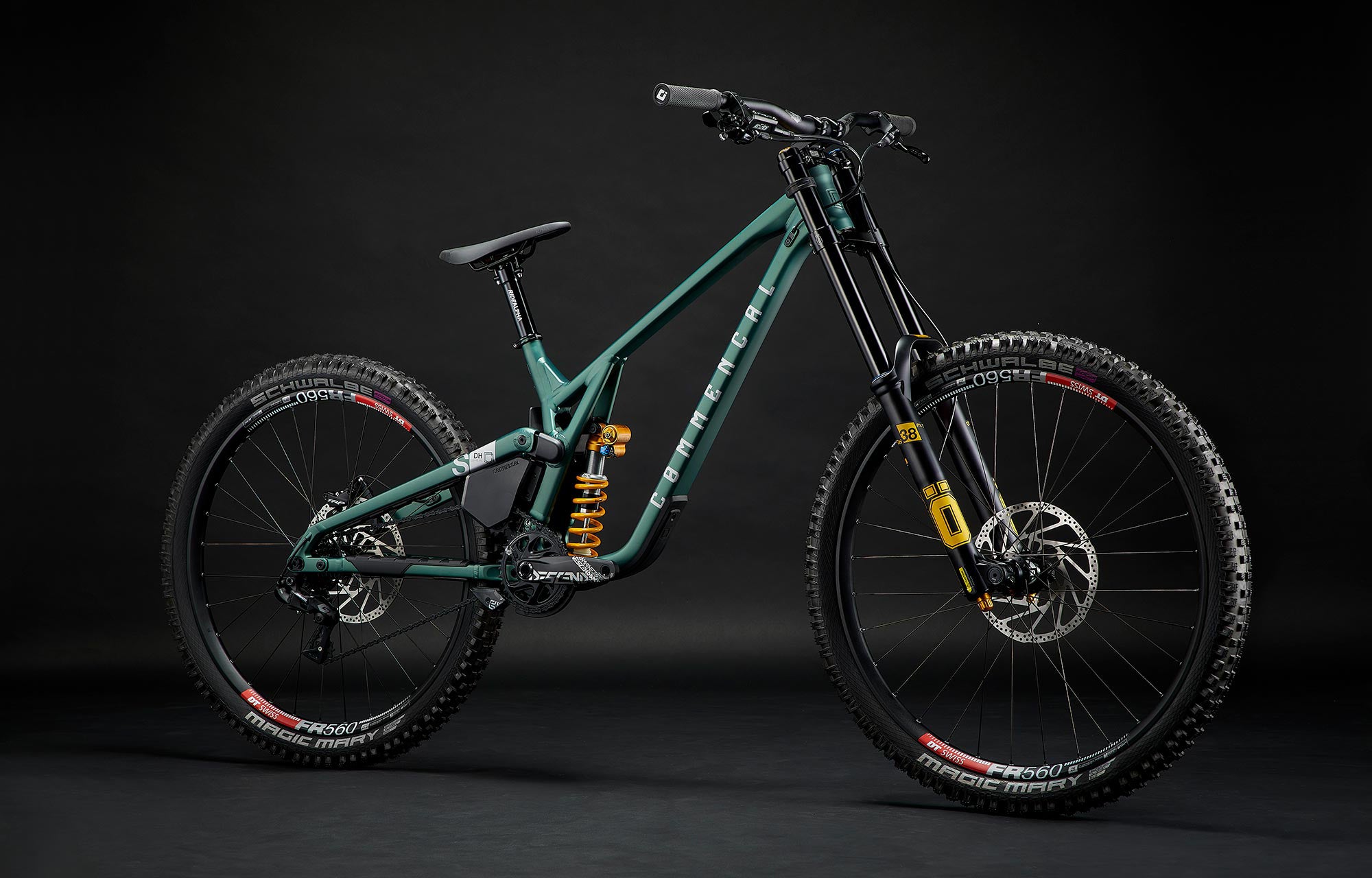 Commencal Supreme DH V5 Öhlins Edition Metallic Green Downhill Bike