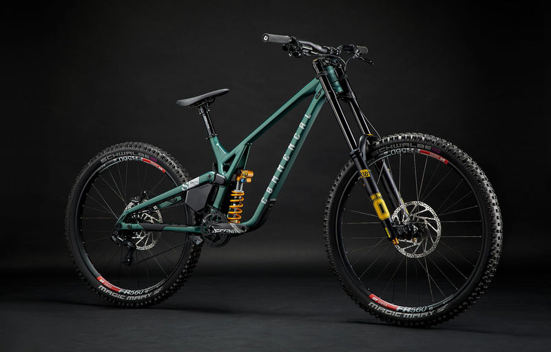 Load image into Gallery viewer, Commencal Supreme DH V5 Öhlins Edition Metallic Green Downhill Bike

