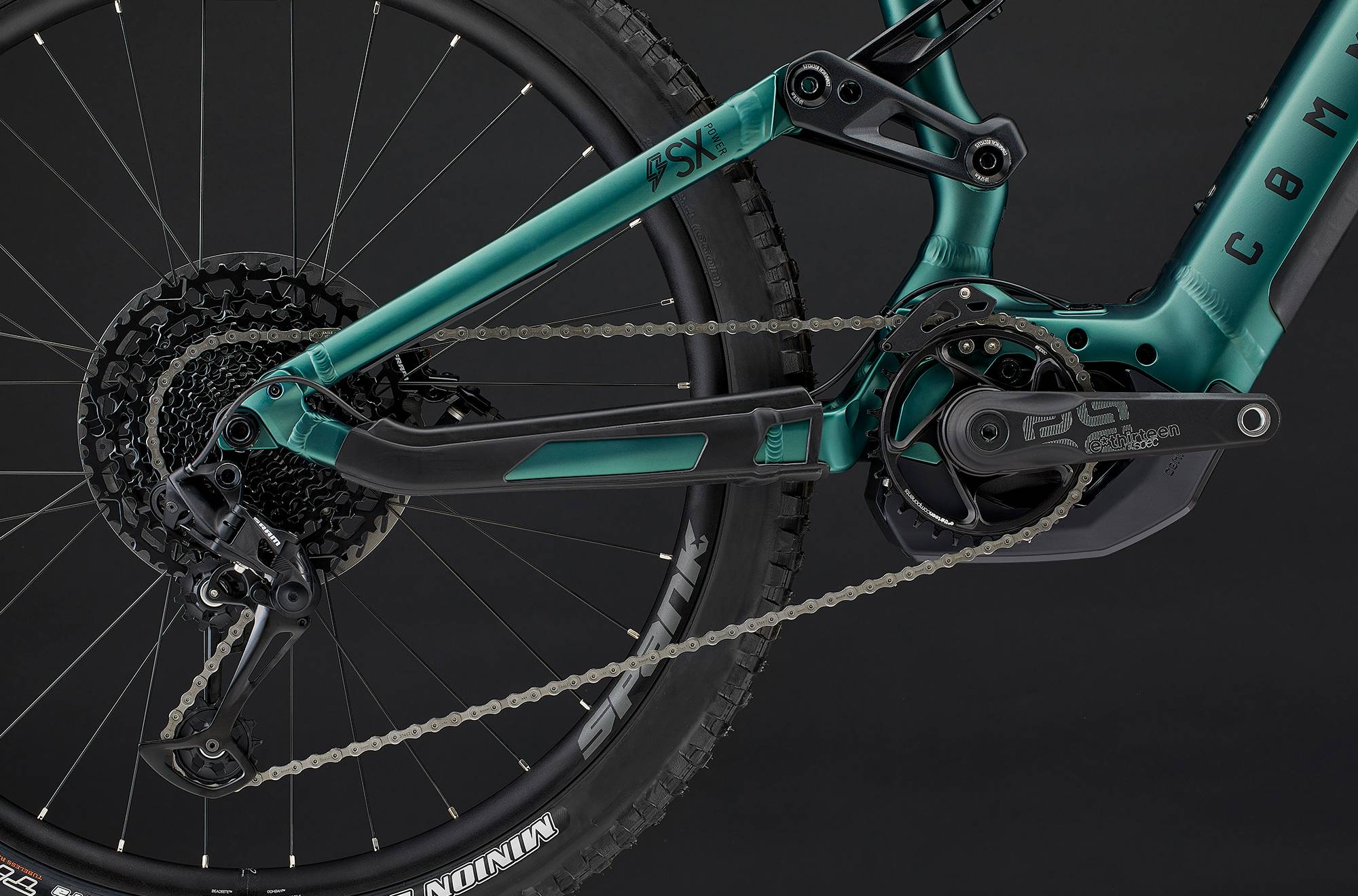Commencal Meta Power SX Bosch Metallic Green Enduro Mountain E-Bike