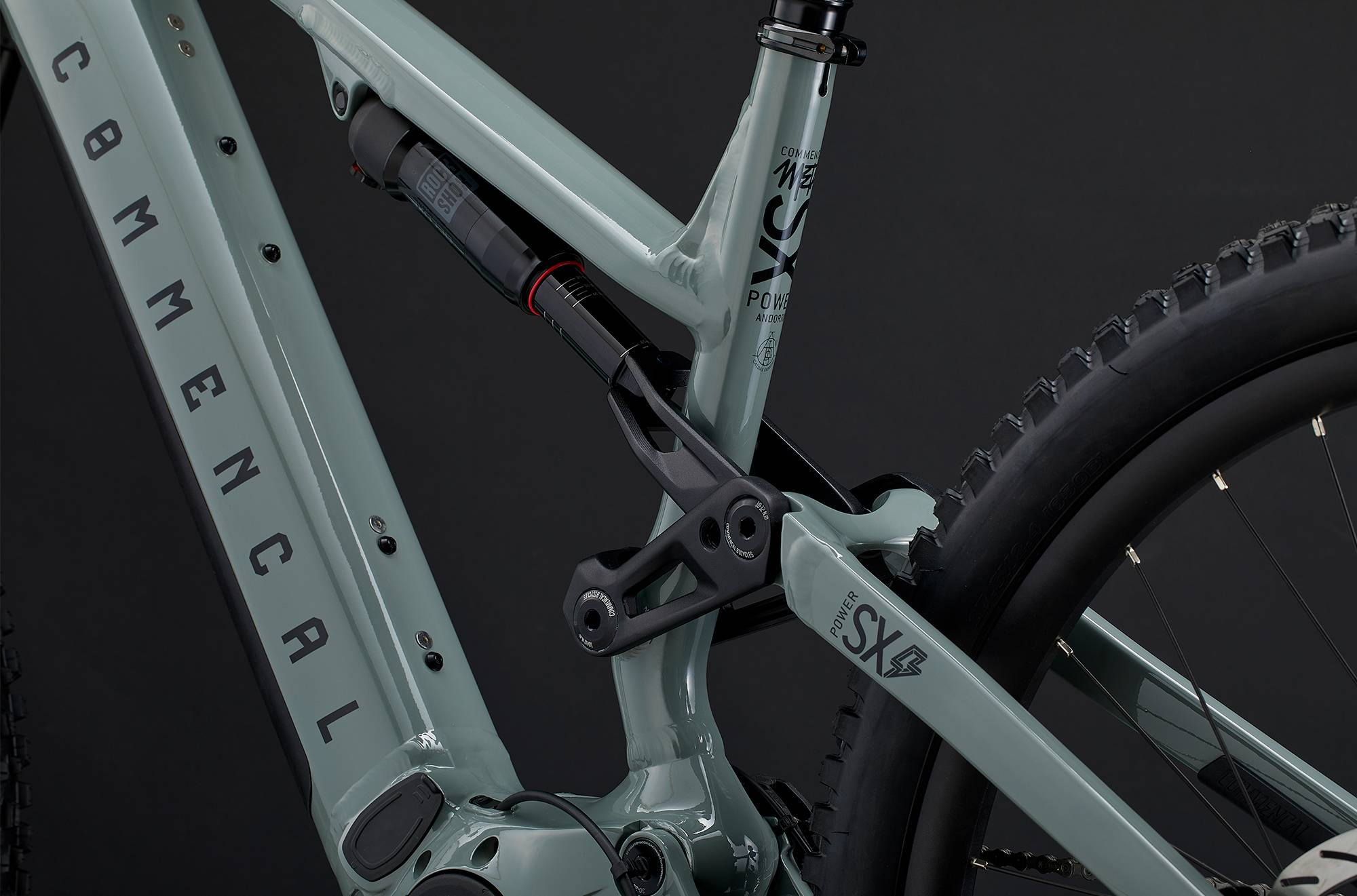 Commencal META POWER SX BOSCH Ride Pyrite Grey Enduro E-Bike