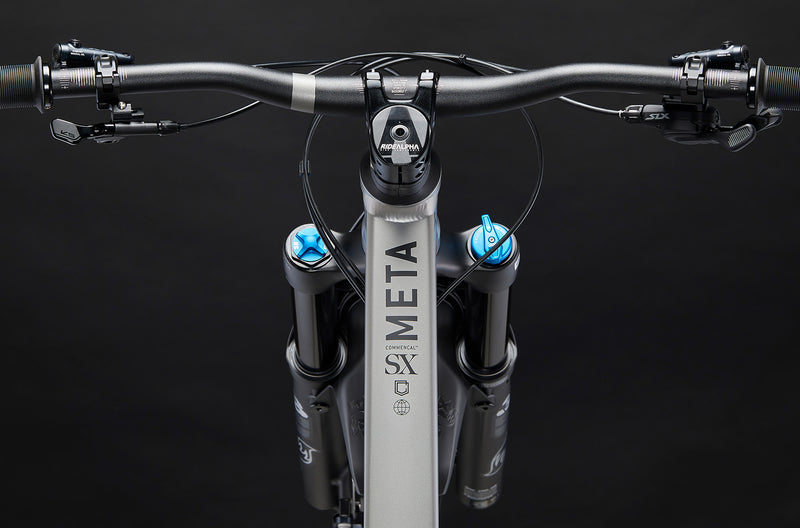 Load image into Gallery viewer, Commencal Meta SX V5 Essential Silver Enduro Bike
