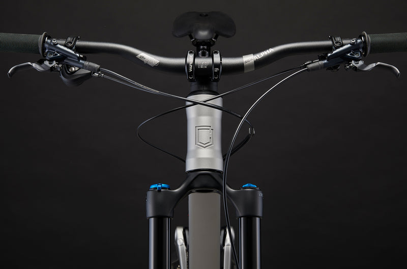 Load image into Gallery viewer, Commencal Meta SX V5 Essential Silver Enduro Bike
