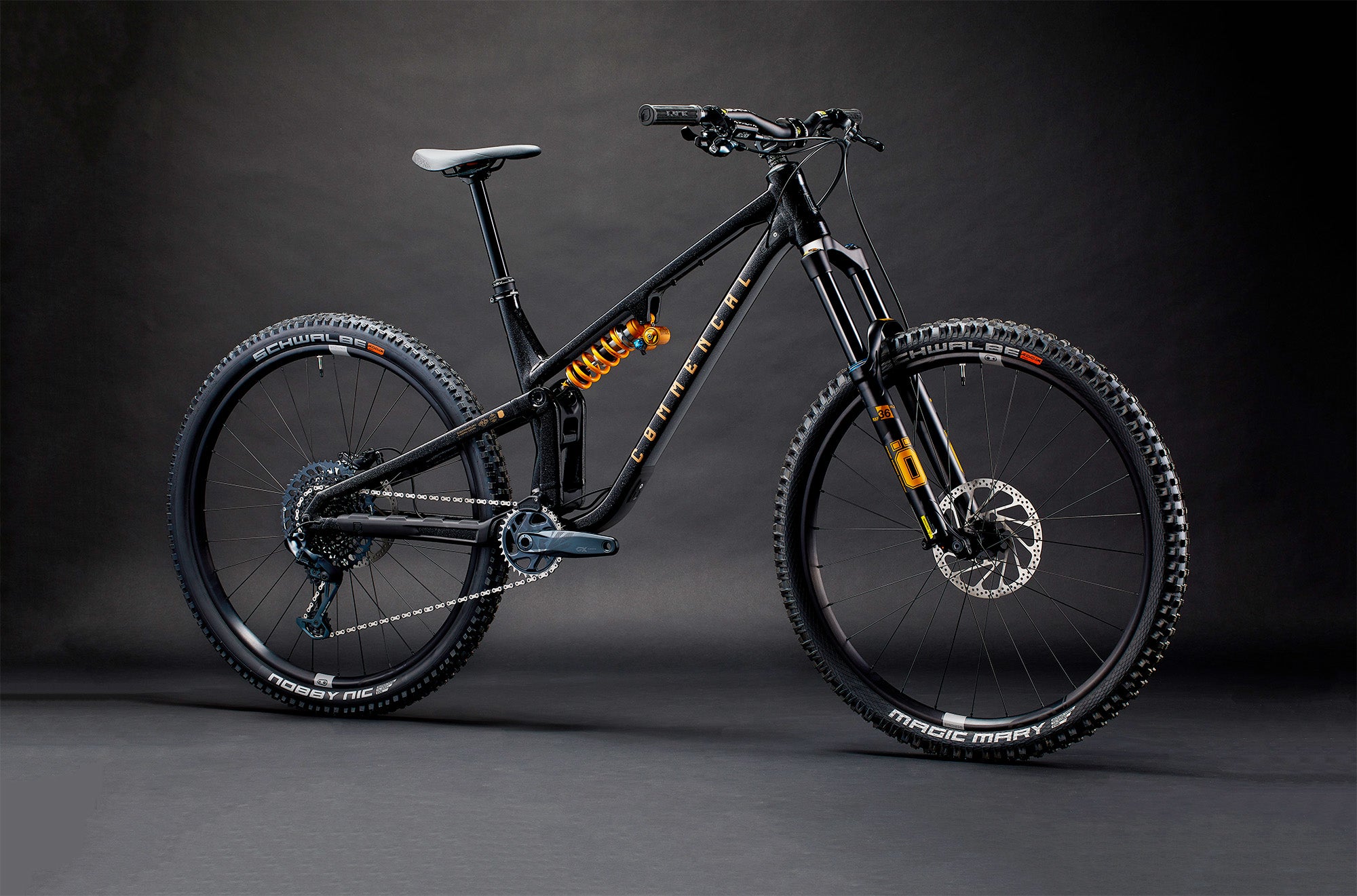 Commencal META V5 Öhlins Edition - Glittery Black - Enduro Mountain Bike