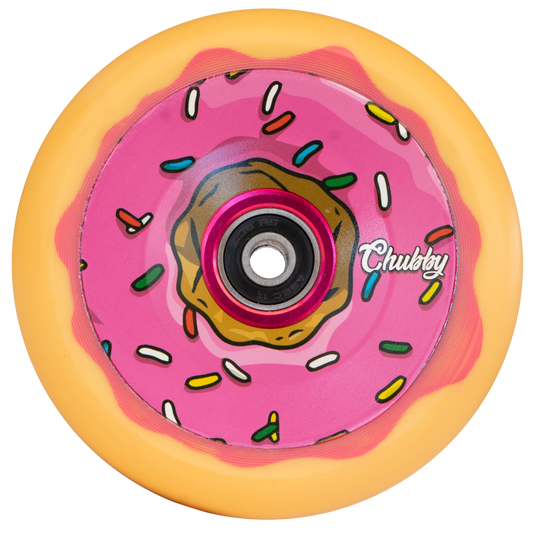Chubby 110mm Doughnut Oreo Pink Scooter Wheel