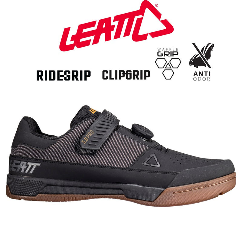 Load image into Gallery viewer, Leatt MTB ProClip 5.0 Shoes Black - Men's
