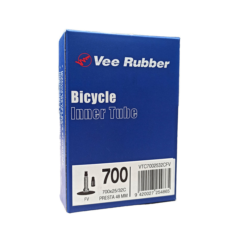 Load image into Gallery viewer, Vee Rubber Inner Tube 700 x 25/32C FV 48MM Presta - VTC7002532CFV
