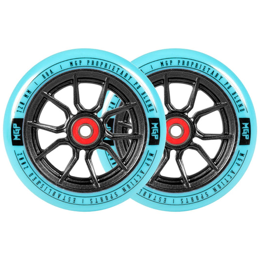 MADD Gear 120mm Syndicate AR Wheels - Black/Teal