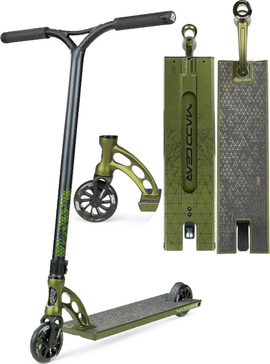 Madd Gear Origin 550 Stunt Scooter - Olive Fatigue - Teen / Adult