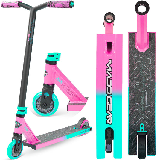 Madd Gear Kick Pro X Scooter - Pink/Teal - Kids