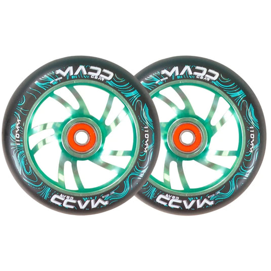 Madd Gear 110mm Force Alloy Core Wheels - Teal