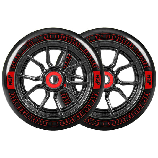 MADD Gear 120mm Syndicate AR Wheels - Black/Red