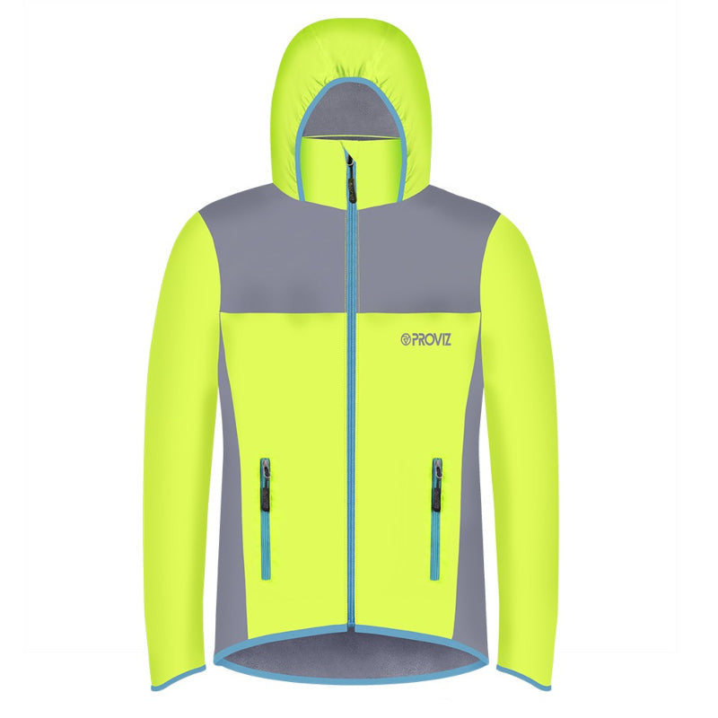 Load image into Gallery viewer, Proviz Nightrider Kids Fleece-Line Jacket Yellow

