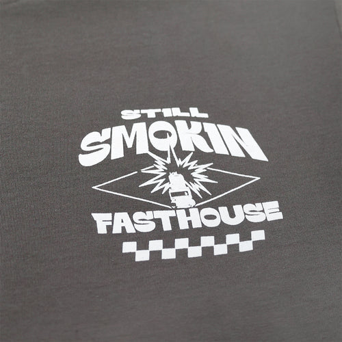 Load image into Gallery viewer, Fasthouse 4 Ever 2 Smokin SS Tee - Heavy Metal - Men&#39;s

