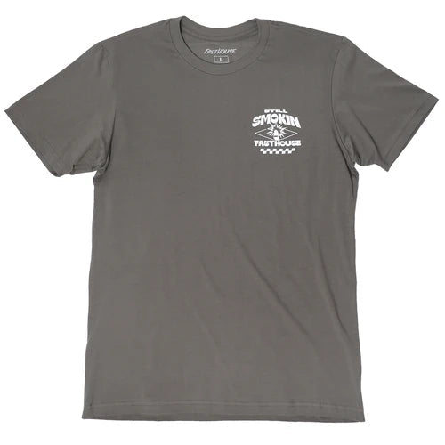 Load image into Gallery viewer, Fasthouse 4 Ever 2 Smokin SS Tee - Heavy Metal - Men&#39;s
