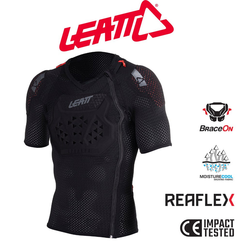 Load image into Gallery viewer, Leatt Body Tee ReaFlex Stealth Body Protector - Unisex - Medium
