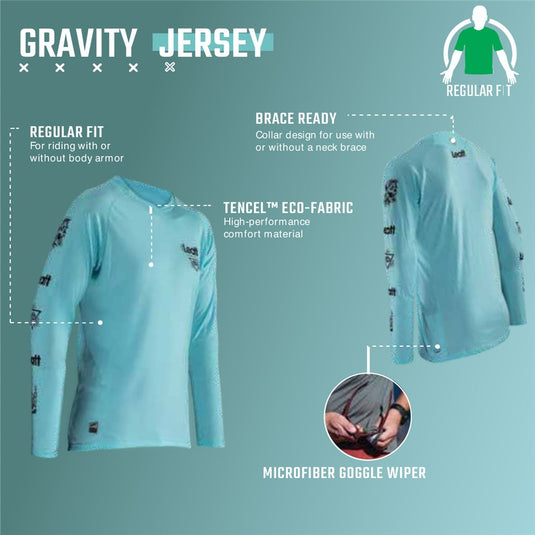 Leatt MTB Gravity 2.0 Long-Sleeve Jersey - Black - Men's - Large