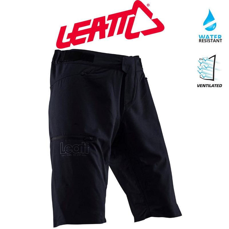 Load image into Gallery viewer, Leatt MTB Enduro 1.0 Riding Shorts - Black - Men's
