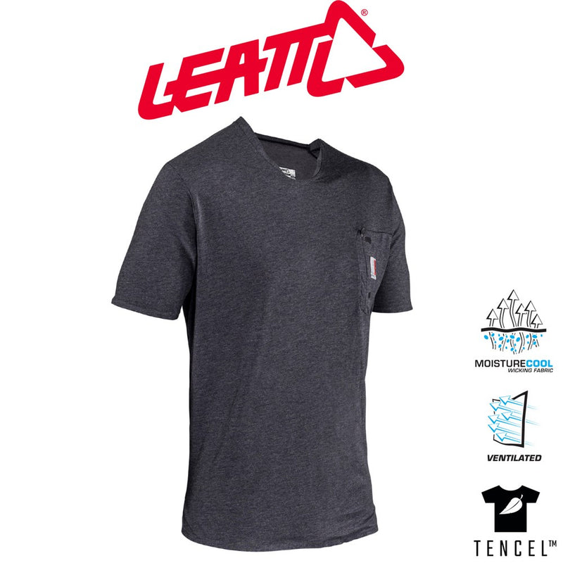Load image into Gallery viewer, Leatt All MTN 2.0 Jersey - Black - Large
