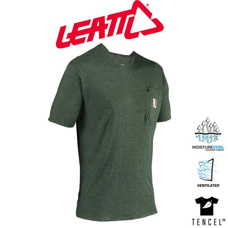 Load image into Gallery viewer, Leatt All MTN 2.0 Jersey - Spinach - Men&#39;s
