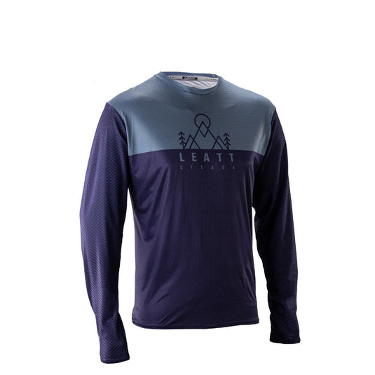 Leatt MTB Trail 3.0 Long Sleeve Jersey - Galaxy Blue - Men's