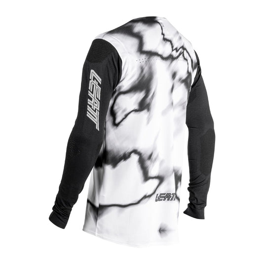Leatt Gravity 8.0 MTB Jersey Heatmap White - Men's